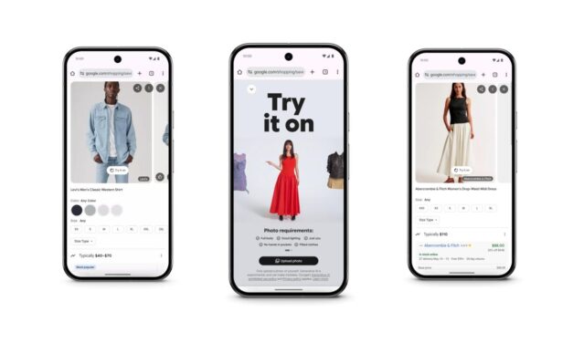 Google: Ahora puedes probarte virtualmente ropa y zapatos con esta nueva función de compras con IA